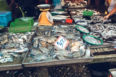 Krabi Balık deniz ürünleri pazarı Taze pazar 