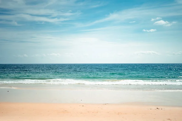 Praia Mar Praia Verão Relaxante Litoral — Fotografia de Stock