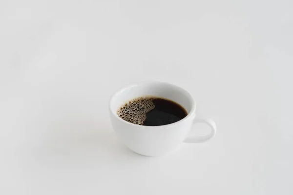 Making Drip Coffee Black coffee with white background