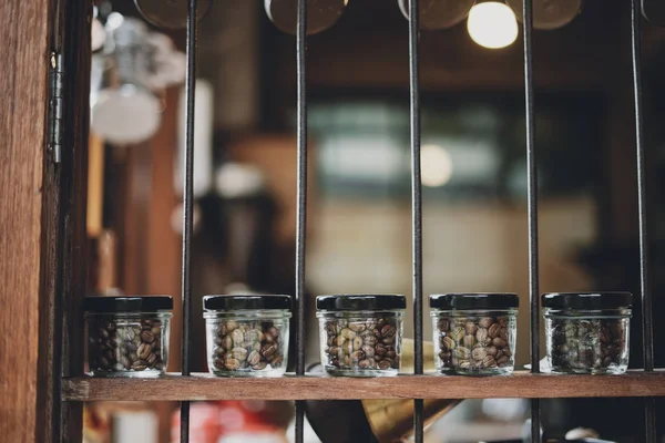 Café Latte Dans Une Tasse Décorations Dans Café — Photo