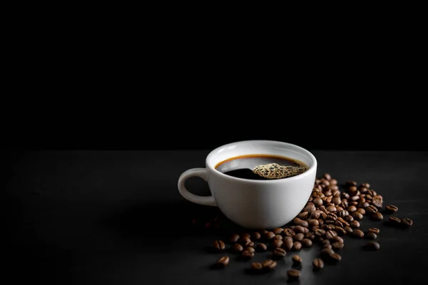 Кофе Черный Кофе Капельный Кофе Приготовление Кофе Низко Светлом Черном — стоковое фото