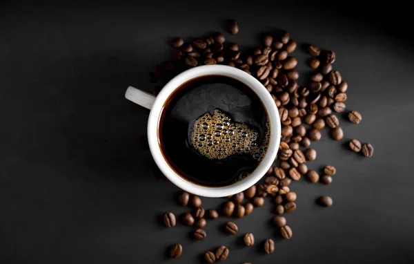 Kaffee Schwarzer Kaffee Tropfkaffee Kaffeezubereitung Schwachem Schwarz — Stockfoto