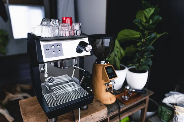 Kahve Kahve Makinesi Geldi — Stok fotoğraf
