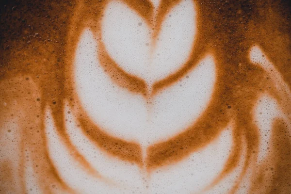 Kawa Latte Filiżance Stole Domu Mleko Kawy — Zdjęcie stockowe