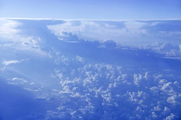 Hermosas Nubes Blancas Cielo Azul Nubes Blancas Cielo Verano Panorama —  Fotos de Stock