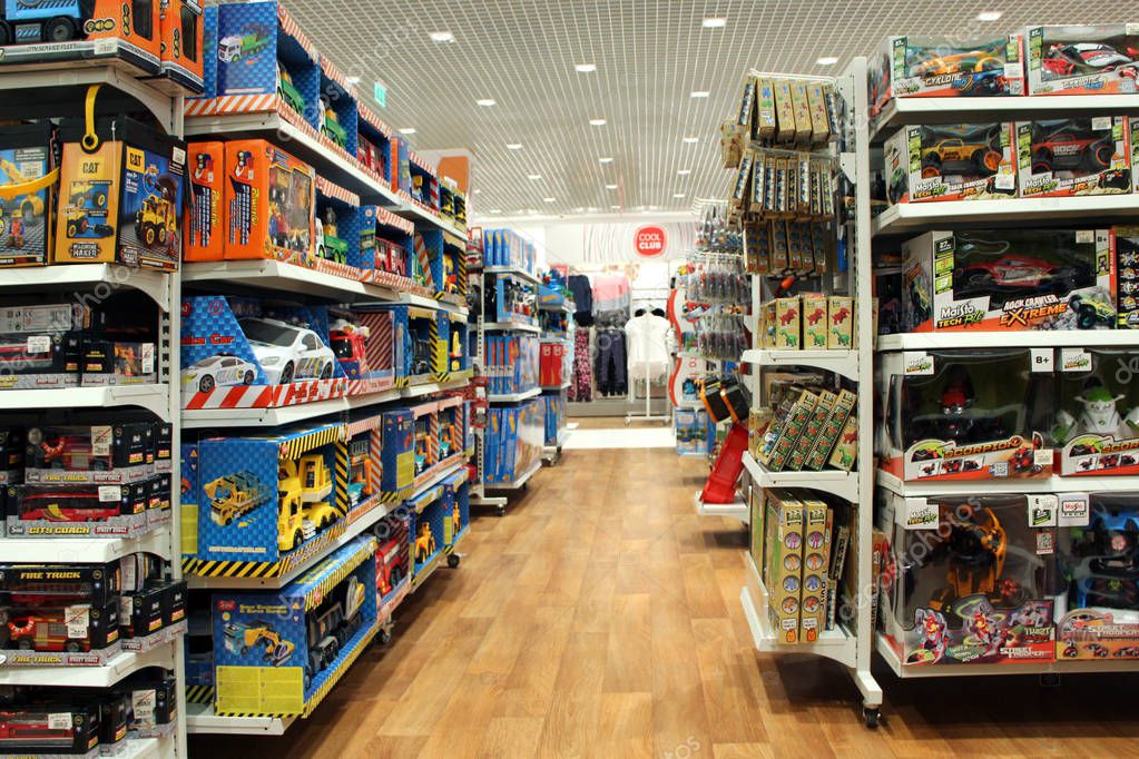 Kiev Ucrania Septiembre 2018 Tienda Juguetes Tienda Juguetes
