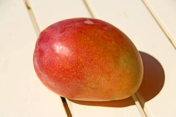 Olgun Mango Meyvesi Yakın Çekim Lezzetli Meyve Faydalı Yemek Sağlık — Stok fotoğraf