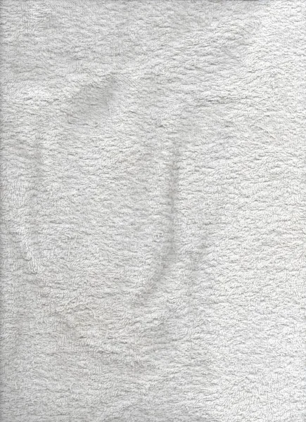 Terry Towel Fabric Texture Carpet Abstract White Texture Homogeneous White — Stock Photo, Image