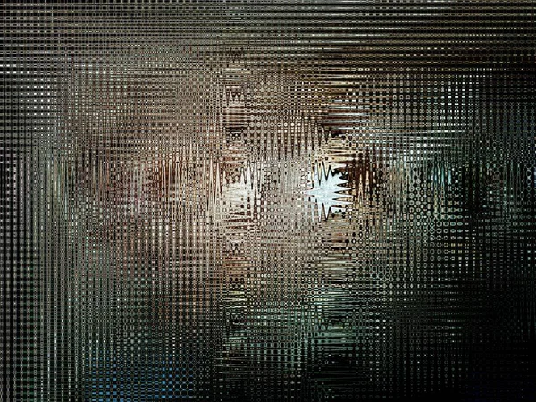 Ciemna Abstrakcja Jasnym Blaskiem Ciemne Abstrakcyjne Tło Tekstura Plamkami Świetlnymi — Zdjęcie stockowe