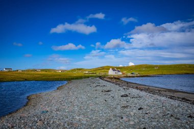 İskoçya, Shetland Adaları, güzel görünüm Adası