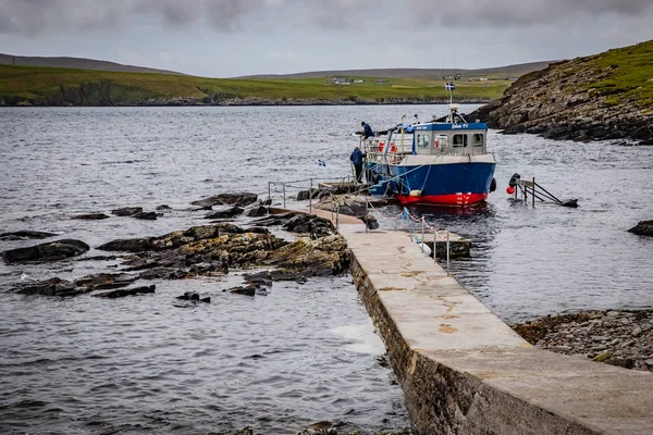 苏格兰设得兰群岛穆萨岛 2017年9月7日 苏格兰 设得兰群岛的穆萨渡轮 — 图库照片