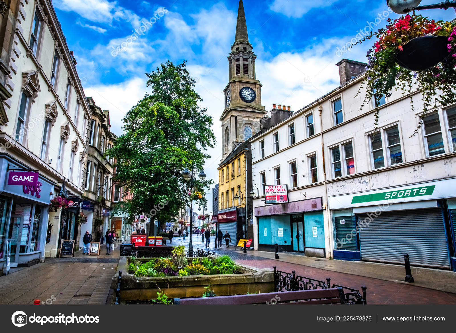 Falkirk Scotland September 2017 Street View Falkirk Scotland United
