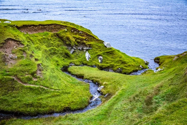 Skoçya Shetland Adaları Güzel Görünüm Adası — Stok fotoğraf