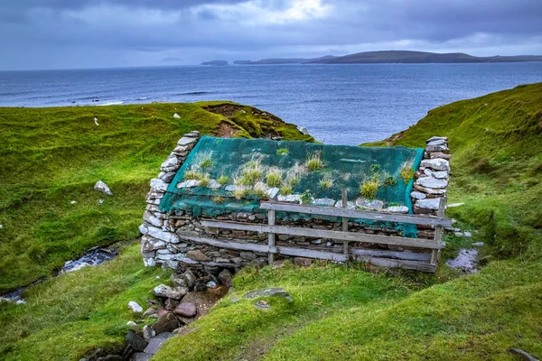 苏格兰 设得兰群岛 水平水磨坊 — 图库照片