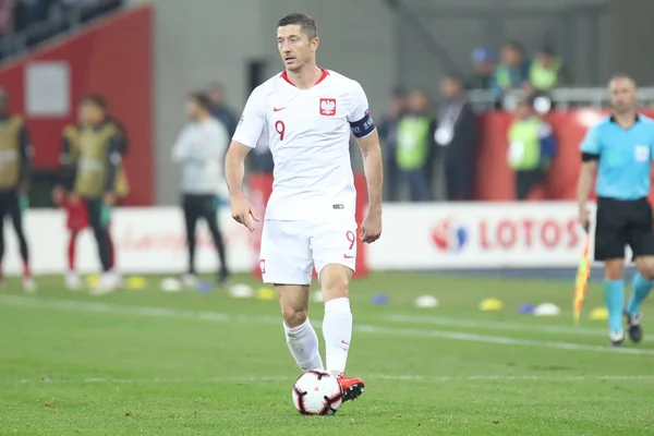 Chorzów Polska Października 2018 Ligi Narodów Uefa 2019 Polska Portugalia — Zdjęcie stockowe