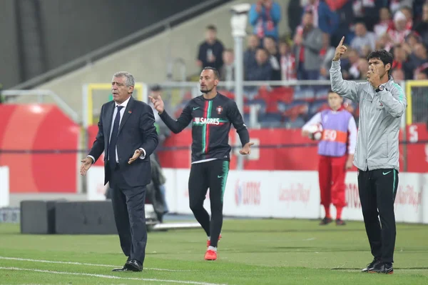 Chorzów Polska Października 2018 Ligi Narodów Uefa 2019 Polska Portugalia — Zdjęcie stockowe