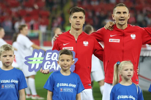 Chorzow Poland October 2018 Uefa Nations League 2019 Poland Portugal — стоковое фото