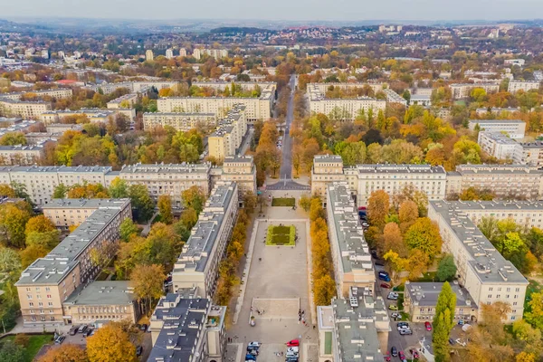 Socialistisch district Krakau - Nowa Huta — Stockfoto