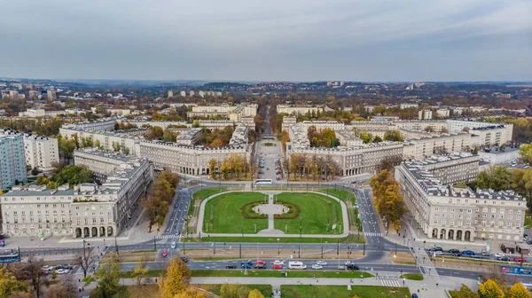 Krakow 'un Sosyalist Bölgesi - Nowa Huta Stok Resim