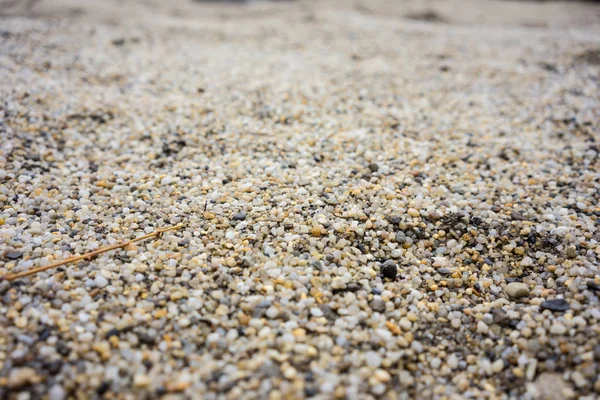 Sanddüne Nahsicht Mit Kleinen Steinen — Stockfoto
