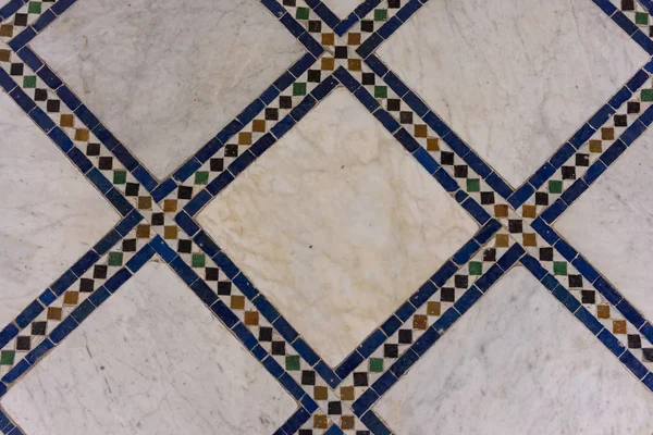Mozaik zemin tasarım desen yapısı yüksek açılı görünüş