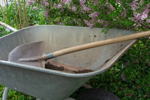 Attrezzature Lavorare Giardino Costruzione — Foto Stock