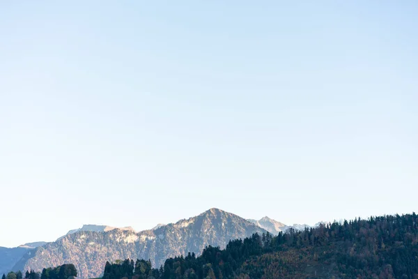 En popüler turizm hedef Lucerne yakın buergenstock dağ peyzaj — Stok fotoğraf