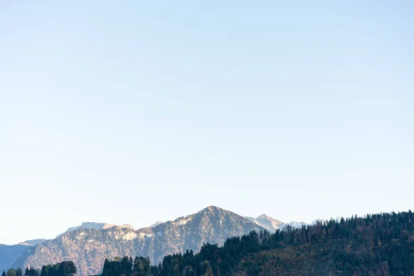 Berglandschap bij buergenstock bij Luzern in switzerrland populaire toeristische bestemming — Stockfoto