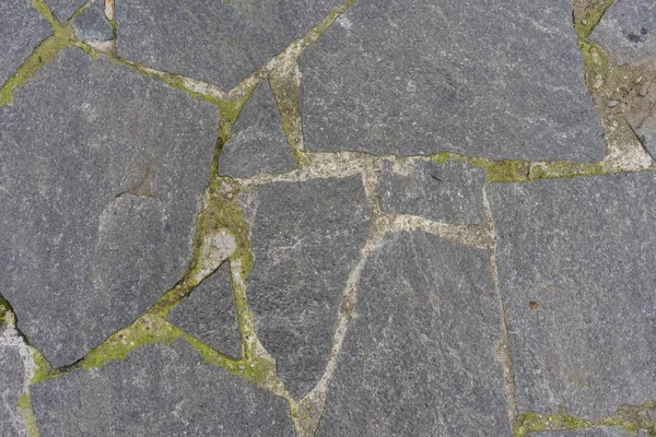 Stone path grey concrete top view — Stock Photo, Image