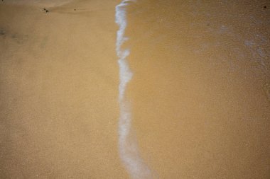 okyanus plaj kum, tatil kavramı, su hattı