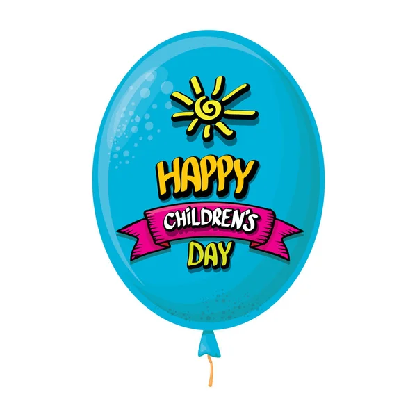 1 juni internationaler kindertag hintergrund. Glückliche Glückwunschkarte zum Kindertag. Plakat zum Kindertag — Stockvektor