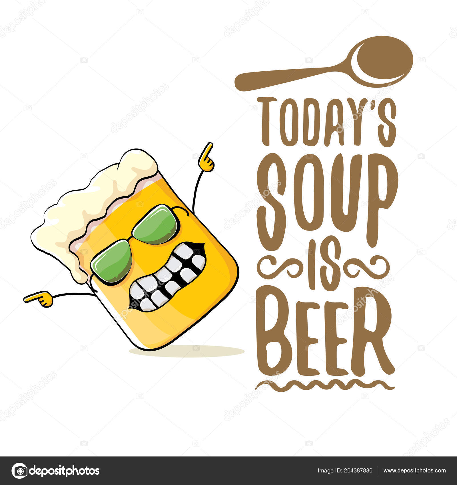 Cheers To Our Friendship Quotes Today S Soup Is Beer Vector Bar