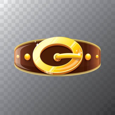 Noel Baba kemer ve altın toka ile neşeli Noel klasik kırmızı çizgi film arka plan vektör. Noel afiş, el ilanı veya afiş arka plan metin tebrik için kopya alanı ile vektör