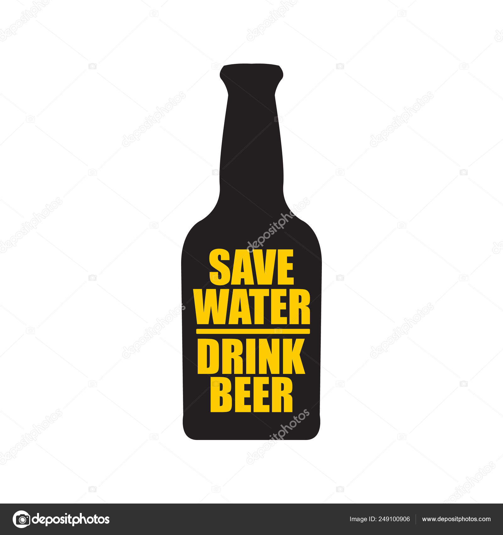 save water drink beer