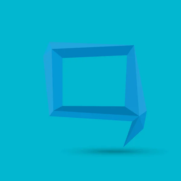 Синій багатокутний геометричний банер. Абстрактний вектор Ілюстрація, низький полістиль. Стилізований елемент дизайну для логотипу, банера, плаката, флаєра, обкладинки, брошури та веб-фону — стоковий вектор