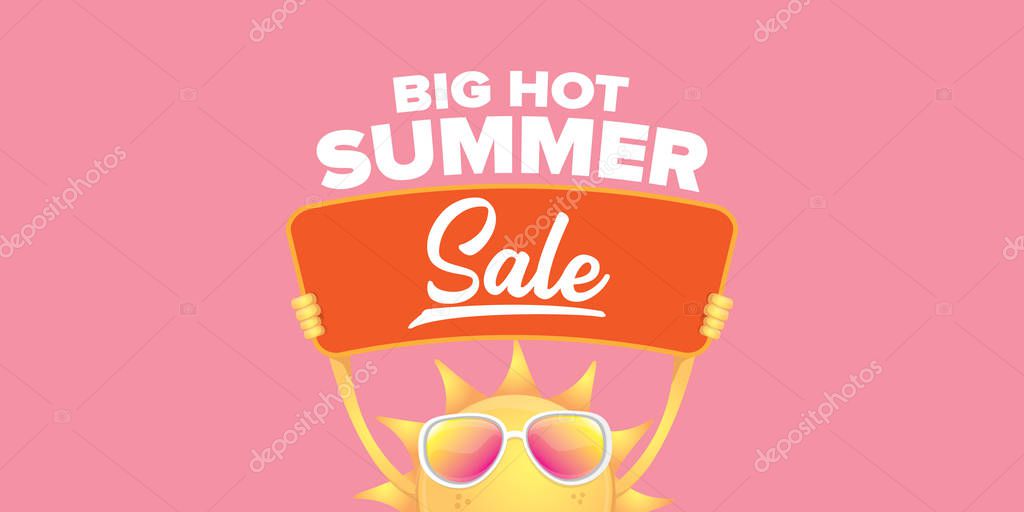 Summer sale horizontal web banner