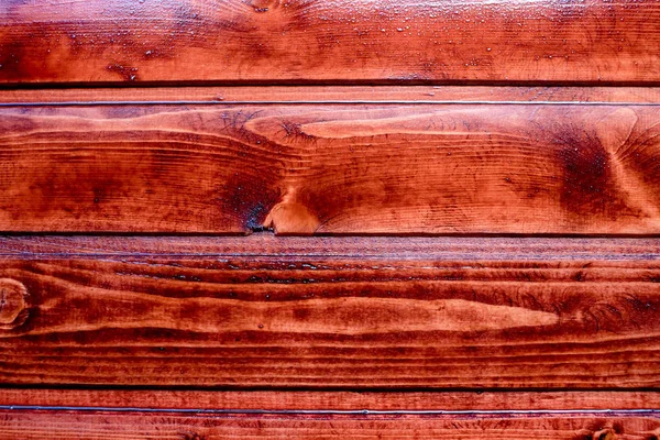 Braun geölte Eiche Mahagoni Textur bereit für die Dekoration. Burgunder rot orange gefärbte Holzplanken background.polierte Holzoberfläche, lackierte Bretter — Stockfoto