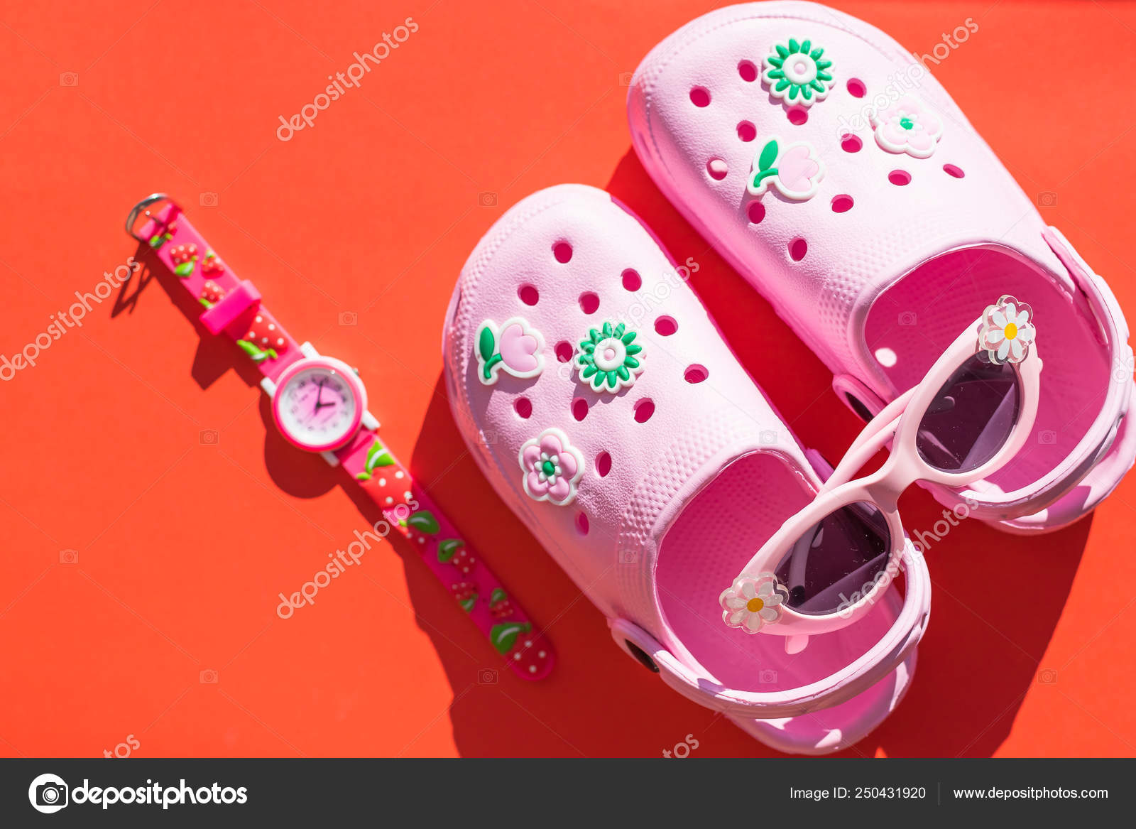 kids rubber sandals