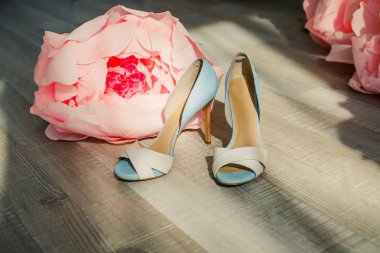 Romantik olmak. Lüks bahar sommer kadın ayakkabısı. erkek şık 