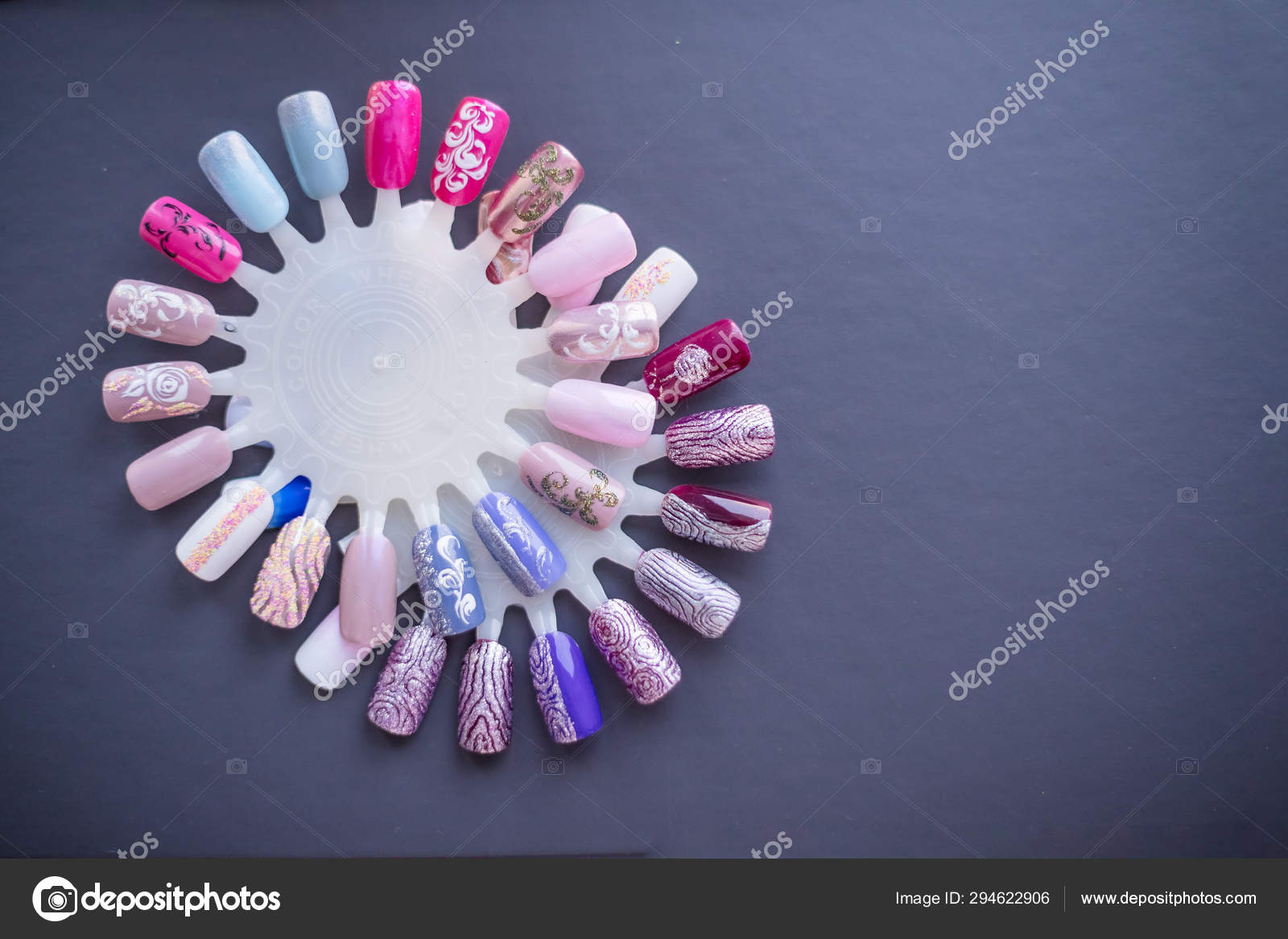 고급스러운 네이비💙 자개 네일 / Navy Mother of pearl nails, image size:1600x1167