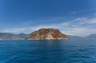 Yaz seyahat konsepti. Alanya Kalesi Kayası