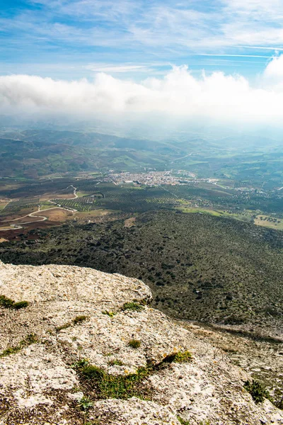 Una Hermosa Vista Los Valles Sierra Nevada Desde Las Cimas —  Fotos de Stock