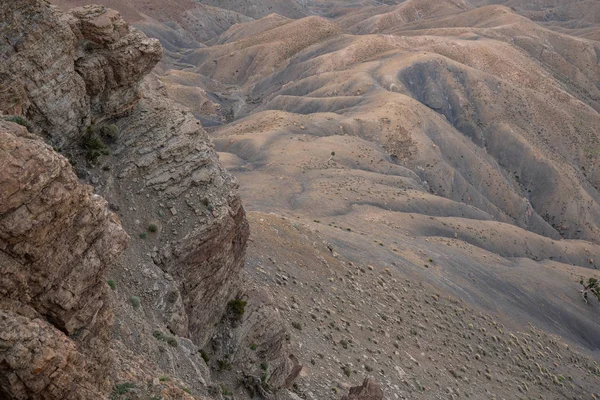 Vue Pittoresque Chaîne Montagnes Par Temps Ensoleillé Maroc — Photo