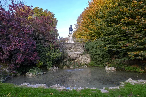 Milán Lombardía Italia Parque Indro Montanelli También Conocido Como Giardini — Foto de Stock