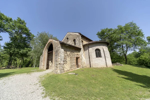 Det Arkeologiska Området Castelseprio Varese Lombardiet Italien Ruinerna Förstörs 1200 — Stockfoto