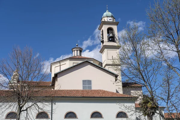 Lesmo Monza Brianza Lombardia Olaszország Történelmi Templom Santa Maria Assunta — Stock Fotó