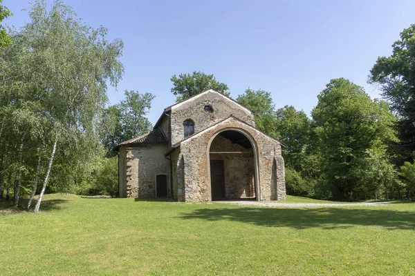 Barberaz Varese Lombardiya Talya Arkeolojik Alan Bir Köy Kalıntıları Yok — Stok fotoğraf