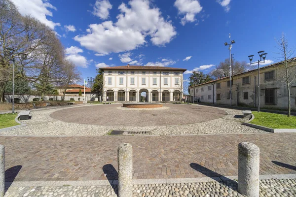 Usmate Velate Monza Brianza Lombardía Italia Exterior Histórica Villa Scaccabarozzi —  Fotos de Stock