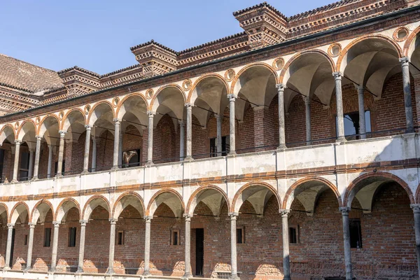 Milano Lombardiet Italien Granda Historiska Universitet Domstol — Stockfoto