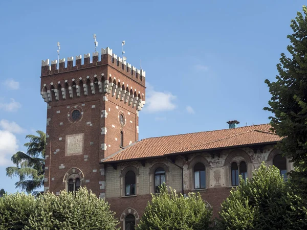 Rho Milán Lombardía Italia Palacio Histórico Que Alberga Ayuntamiento Torre — Foto de Stock